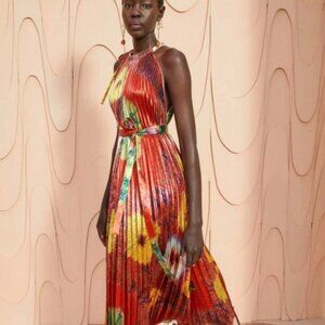 NWT Fall/Winter 2023 Collection ULLA JOHNSON Amiko Dress in Medallion XXS $690